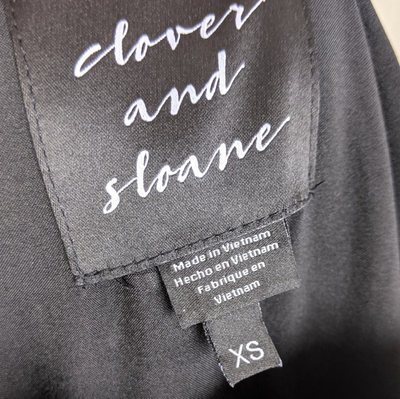 Clover and Sloane | Black Cropped Jumpsuit - H9 - Picture 7 of 7